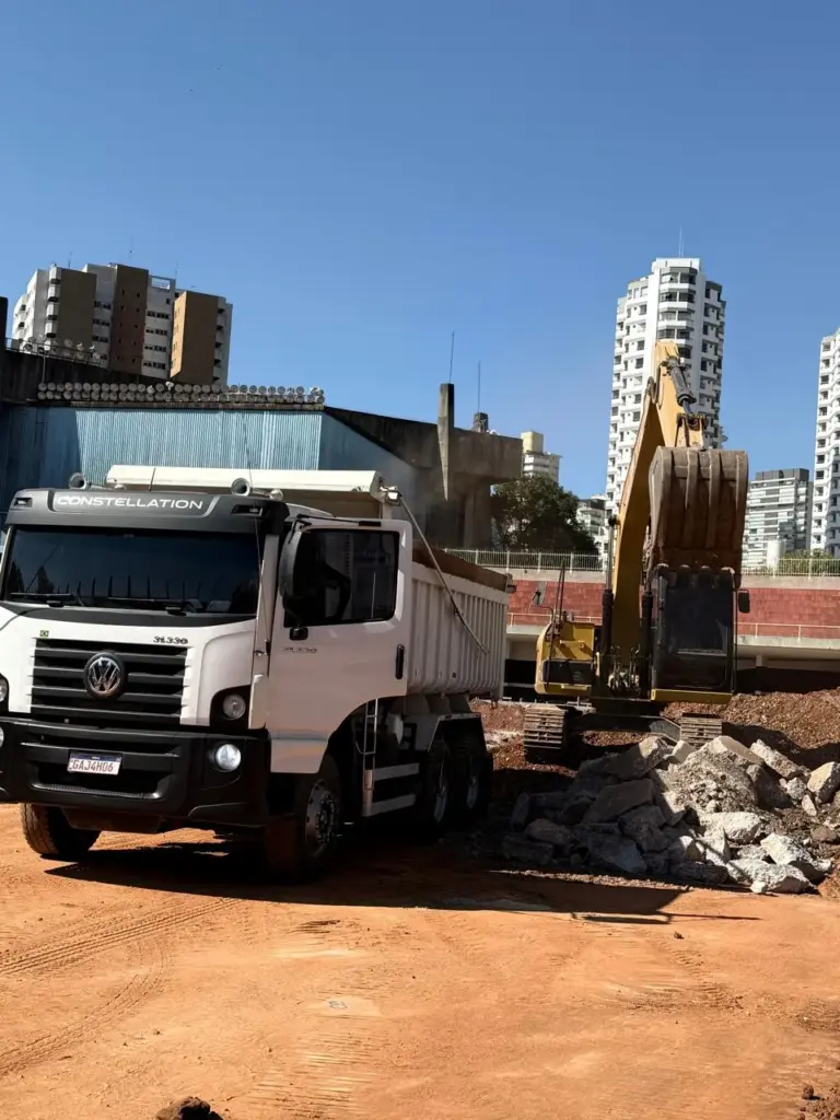 aluguel de escavadeira hidráulica